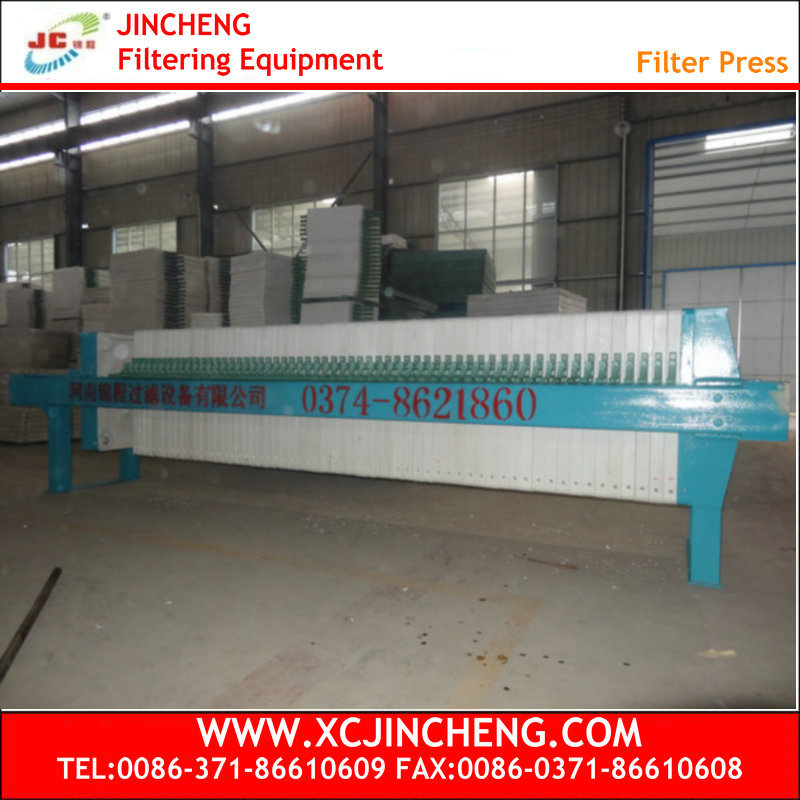 Mechnical Filter press for Sludge dewatering