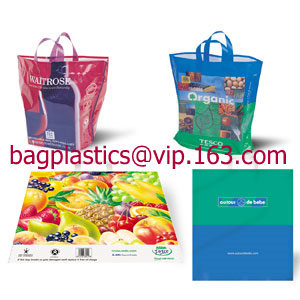Shopping bags, die-cut handles, flexi soft loop, H