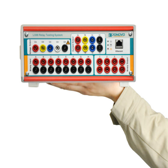 Portable protection relay test set