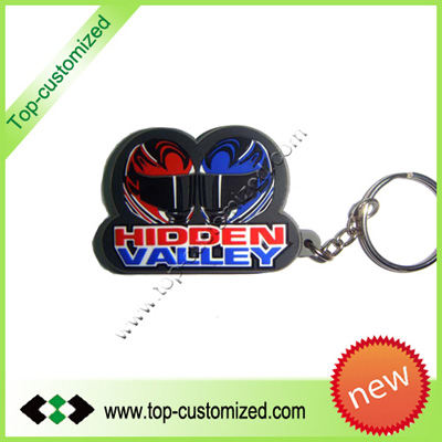 Custom Rubber/soft PVC Keychains / Keyring 