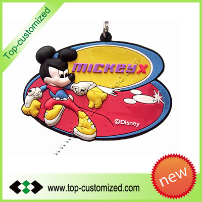 Custom 3D pvc keychain for promotion