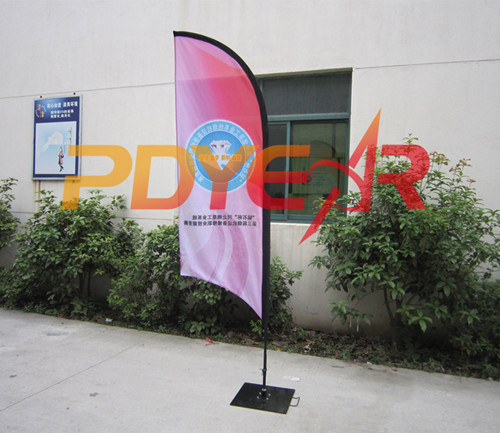 advertising beach flag printing by Victoria