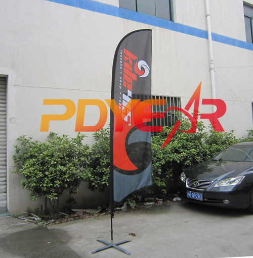 outdoor advertising flag by Victoria