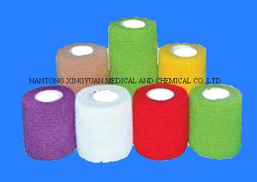 Non-woven elastic self-adhesive bandage