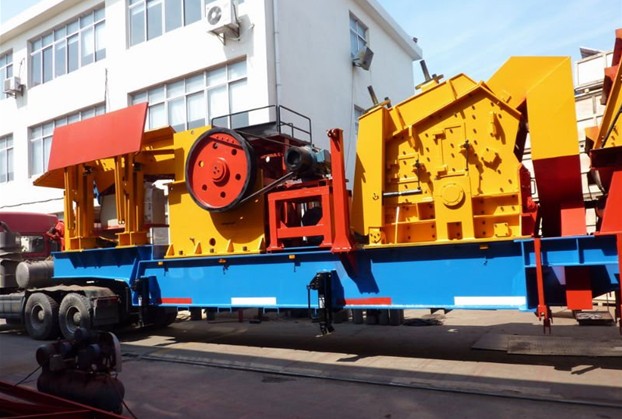International Unique Mobile Primary Jaw Crusher 