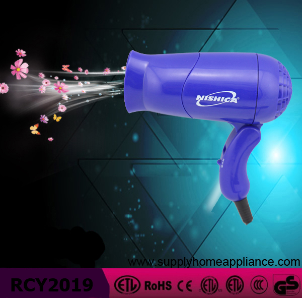 Promotion Mini Travel Hair Dryer with Comb Made in China