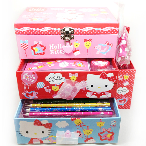 Hello Kitty Stationery Box with Drawer