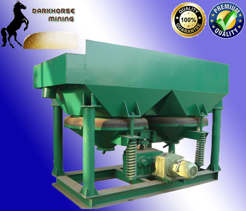 Jigging machine for Placer gold recovery 