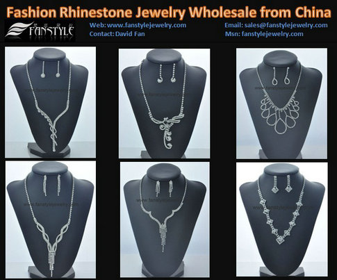 Fashion Crystal Jewelry Sets Wholesale from China