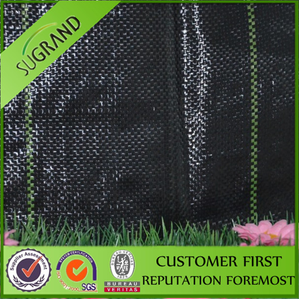 100% PP material with UV weed control mat ground cover