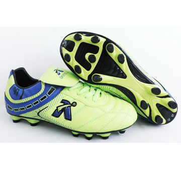 Outdoor Football Shoes With PU Upper/TPU Outsole, OEM and ODM are Welcomed