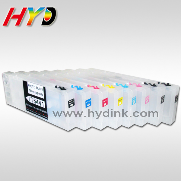 Refillable ink cartridges for Epson Stylus Pro 4000/7600/9600
