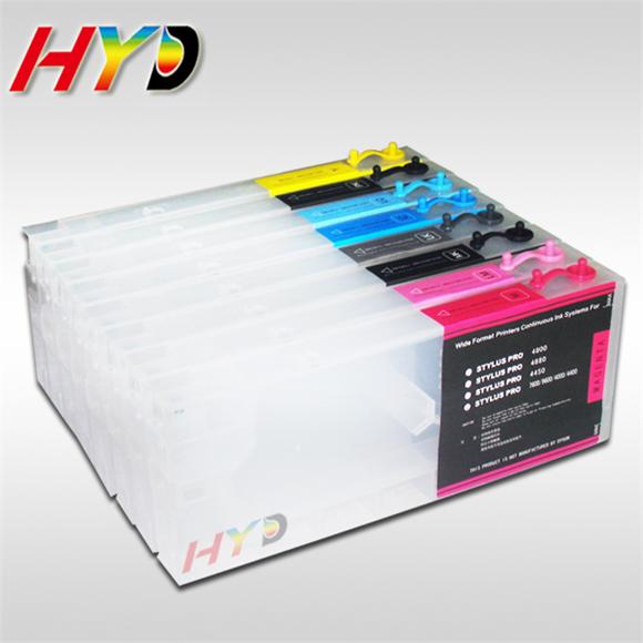 Refillale ink cartridges for Epson Stylus Pro 4880