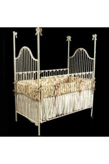 Corsican Bow II Four Post Iron Crib clas