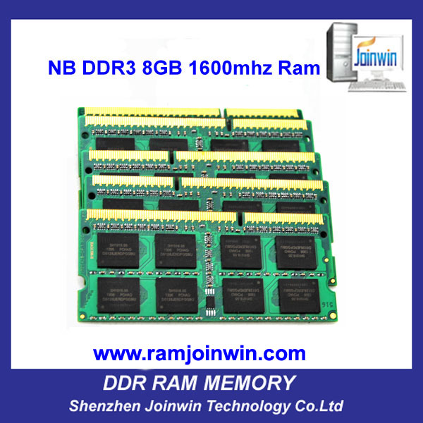 laptop ddr memory 1333/1600mhz 8gb ddr3