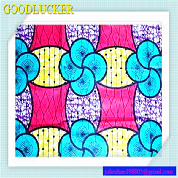 100% cotton fabric hollandais wax print for african fashion 