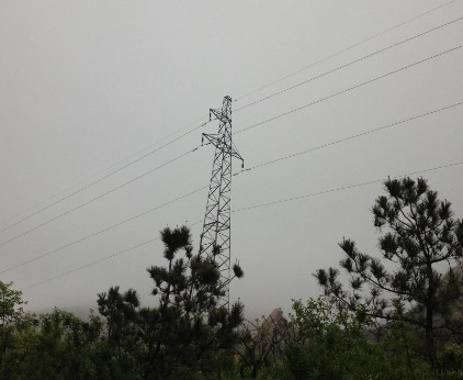 35KV double circuit transmission steel tower