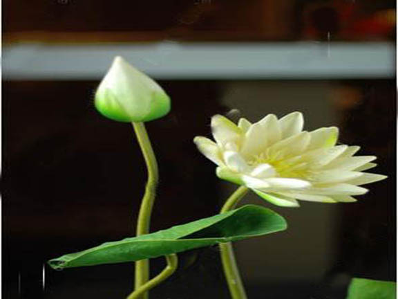 artificial flowers PU lotus flowers