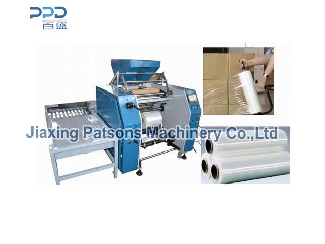 LLDPE stretch film rewinder machine