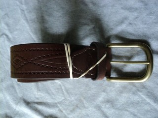 Men& acute;s Leather Belts CV#B003