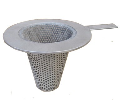 Temporary Flat Cone Strainer