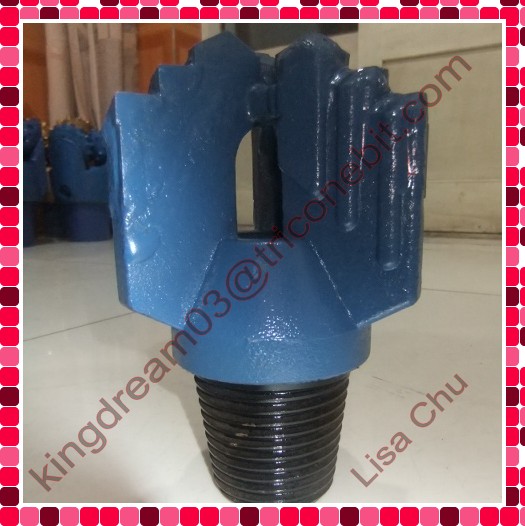 API 3-Wings Step Drag Bits/Alloy Steel Drag Bits