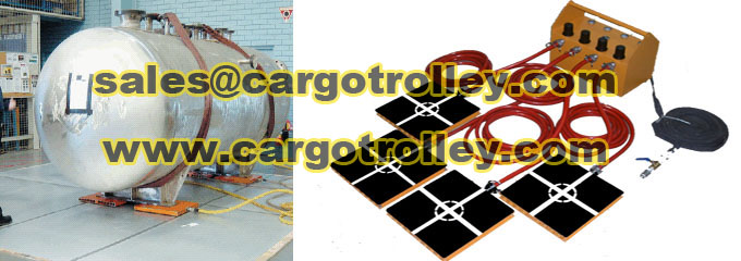 Air bearings also named air film transporters