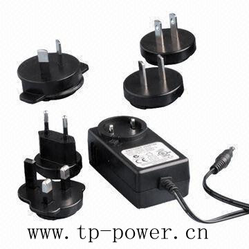 18V,2A Interchangeable Plug Power Adapter