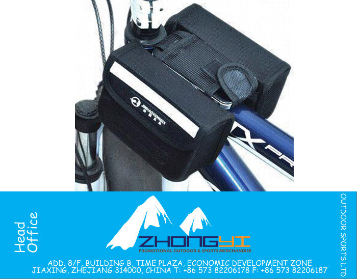 Bicycle Top Tube Double Bag 