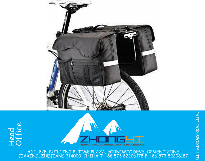 PU Bicycle Carriage Bag with Anti-splash Feature