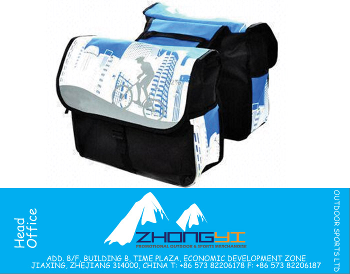 600D Polyester Bicycle Bags with Printing