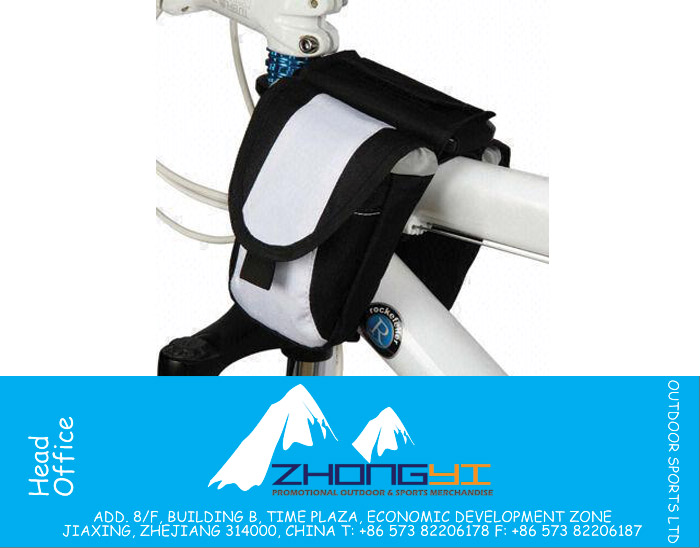 Bicycle Frame Bag with Double Pouch