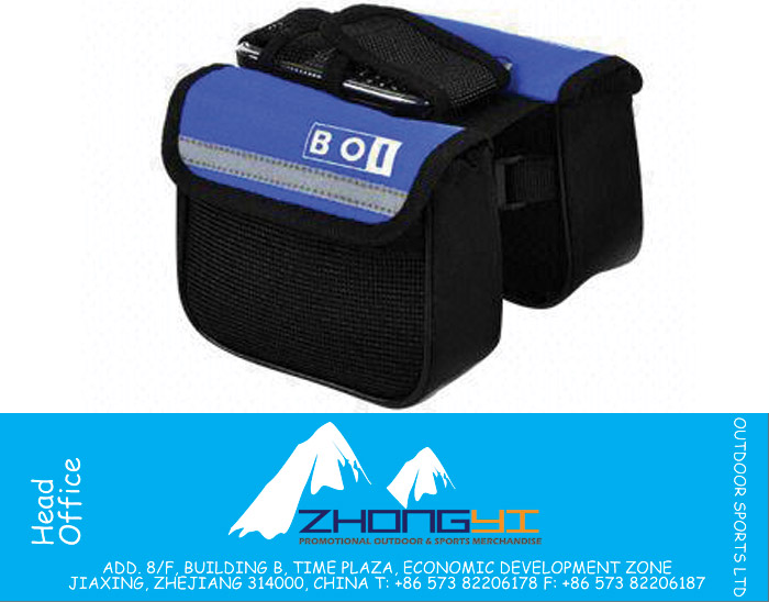 Bicycle Bag with double pannier, available in various sizes and designs