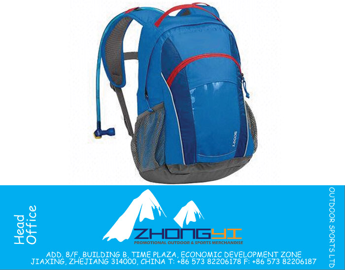 Fashionable Bicycle Backpacks with 2.5L Water Bladder, Made of 600D Polyester PU