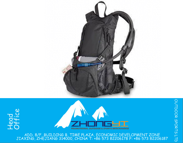 Hydration Backpack with Two Adjustable Shoulder Straps and Padded Back