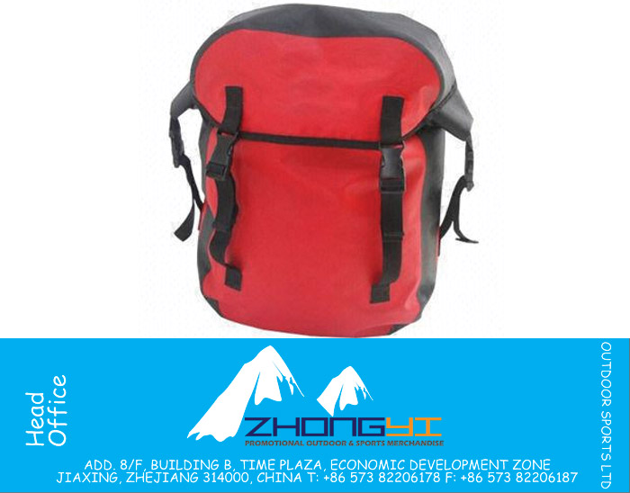 Backpack, Red 420D Nylon TPU Waterproof Bicycle Bag