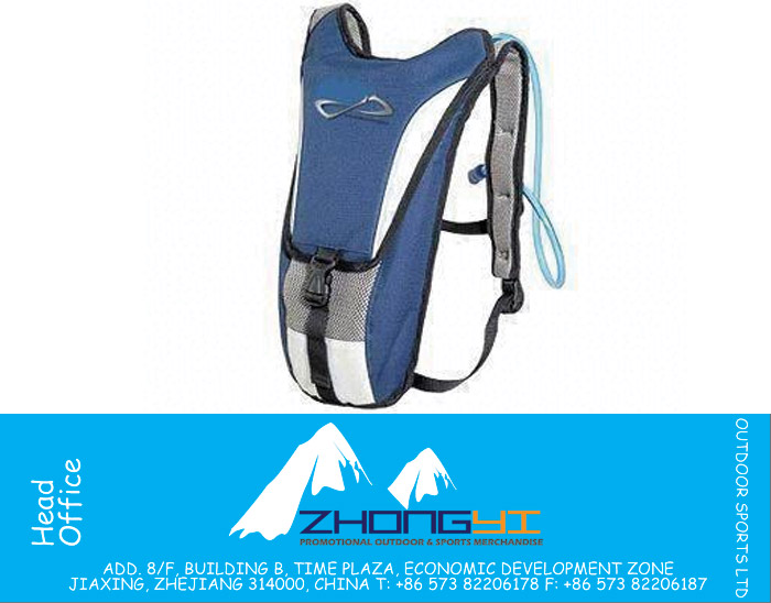Sports hydration backpack, made of polyester