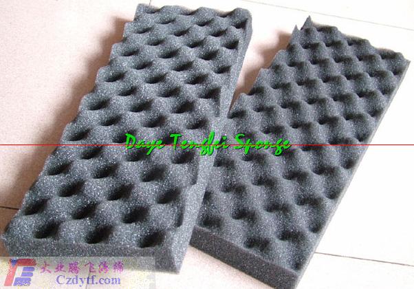 Crest silencer foam sponge/noise reduction foam sponge/polyurethane foam sponge/Sound-absorbing foam sponge