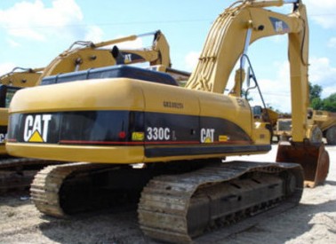 cat330c excavator digging machine