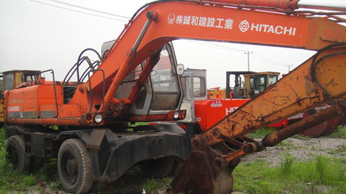 Hitachi EX160WD wheel excavator