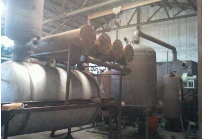 waste oil vacuum distillation equipment, crude oil refinery. black car oil regeneration machine 