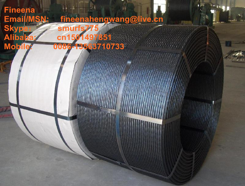 Steel strand for prestressed concrete