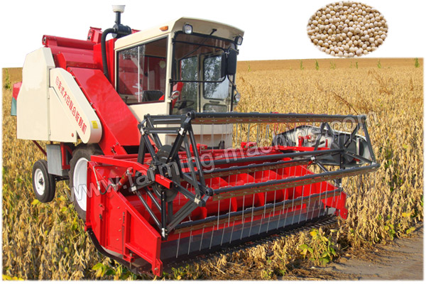 Soybean Combine Harvester 