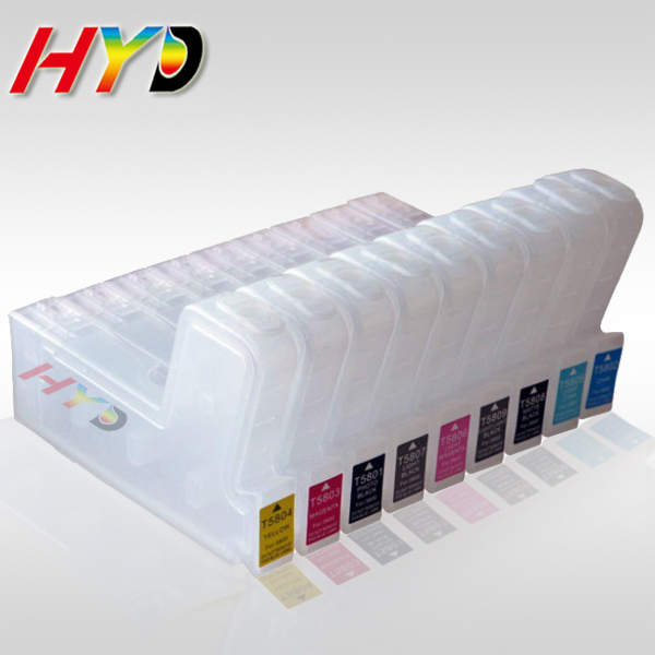 HYD 280ml refillable ink cartridges for Epson Stylus Pro 3880 with chip sensors 
