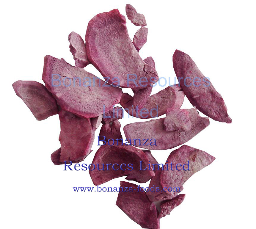 2016 agricultural crop ISO Certificate 100% Natural factory supply top grade Freeze Dried Purple Sweet Potato Chips