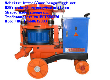 PZ series spray machine,pulp shooting machine shotcrete machine, concrete injector cement gun 