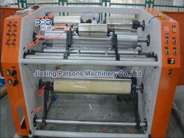PVC cling film slitting&rewinding machine