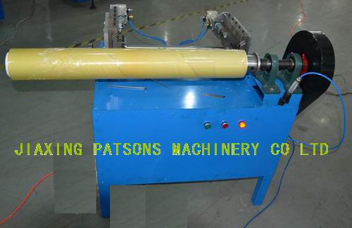 Cling wrap film edge cutter machine