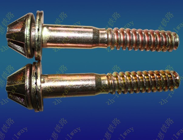Plum flower head screw spike 