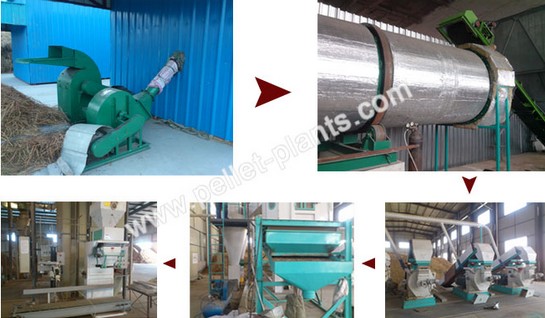 complete wood pellet plant